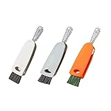 3 in 1 Bottle Cap Detail Brush Multipurpose Bottle Gap Cleaner Brush Cup Cover Groove Gap Cleaning...