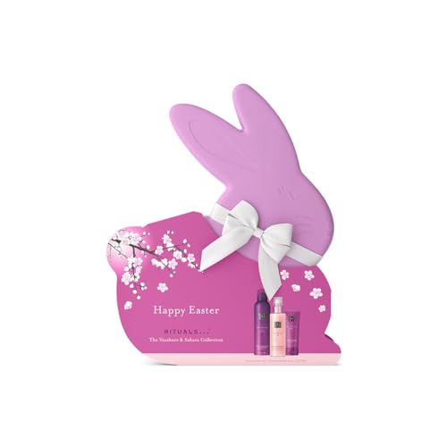 RITUALS The Ritual of Yozakura Cofre de Regalo de Edición Limitada – Colección Exclusiva con Espuma de Ducha, Spray Corporal Iluminador Sakura y Bálsamo de Manos Yozakura – Fragancia Floral de Lujo