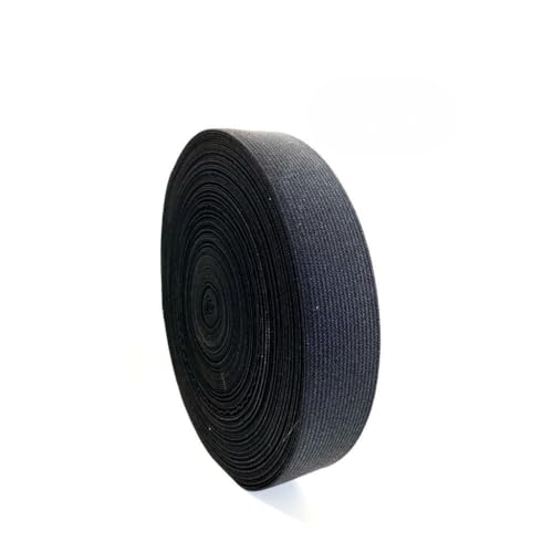 Elástico Reforçado Preto com Largura com Tamanho A Escolher Ideal para Confecções(40mm,1 Metro)
