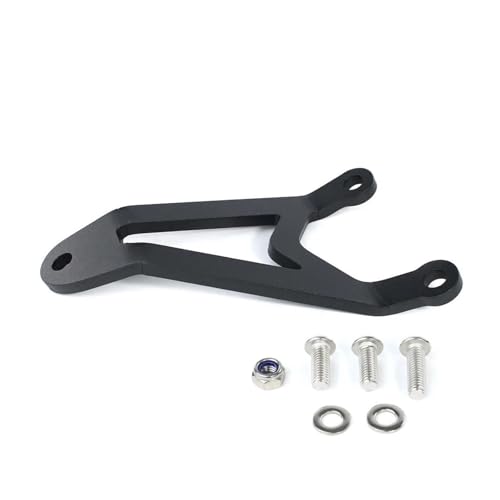 Support pot d'échappement CB750 Hornet en aluminium taillé masse style épuré
