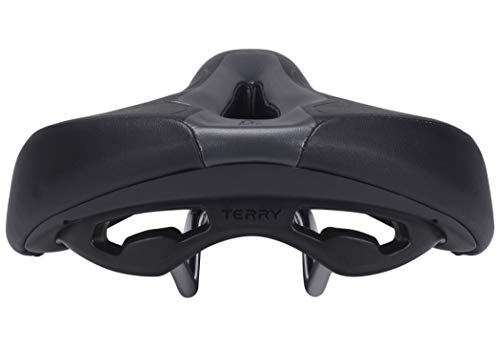 Terry Figura GT 423 006 06 Women's Saddle with CrMo Frame and WeatherMax Dura Silk Outer Material in Black, Seat Width 9 cm - 12 cm - Image 4