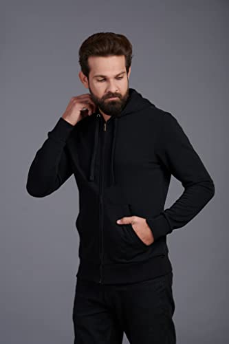 Image of Go Devil Regular Fit 100% Cotton Full Sleeves Winter Wear Stylish Trendy Printed Hoodies Sweatshirt for Men /Boys with Pockets for Everyday Use
