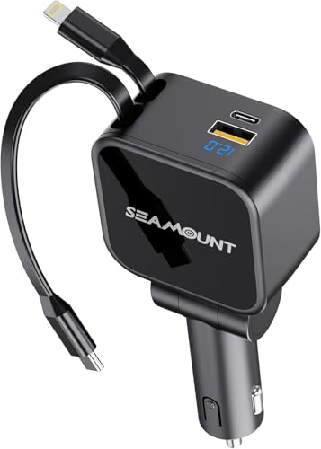 Seamount 4-in-1 Retractable Car Charger