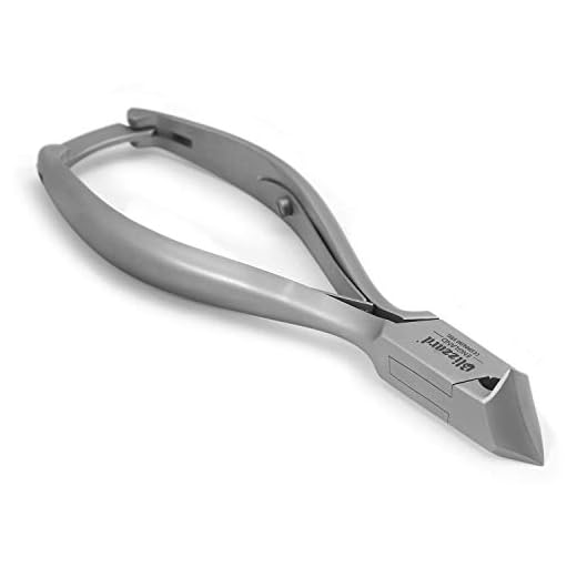 Blizzard Nagelzange - Podologie-Werkzeug mit gewölbter Schneide 20 mm für kräftige Fußnägel - Kopfschneider für Arbeiten bis in den Nagelfalz - Fußpflege CE Medizinprodukt Edelstahl - 13,5 cm