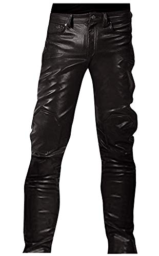 Men's Capsule Logo Pill Red Biker Bomber Costume Jacket – Faux Leather Motorcycle Cosplay Outfits