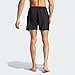 adidas Men's Standard Solid Classics Length Swim Shorts, Black/Lucid Lemon, Medium