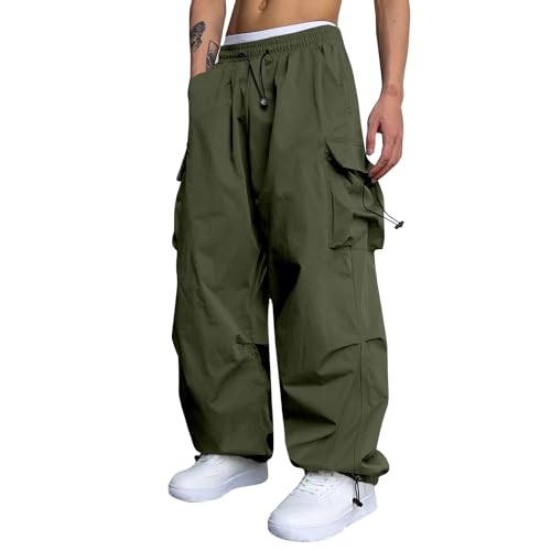 Pantalones De Trabajo Hombre Bolsillos Laterales Militares Primavera Pantalón Seguridad Tendencia Calças Tallas Grandes Cargo Ropa Hombre Outono Pantalon Mecanico 3#verde del ejército M Barato