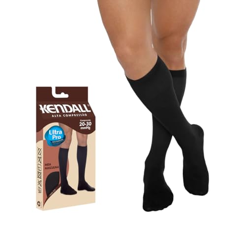 Meia Kendall 3/4 Masculina Alta Compressão 1532 Preto - G