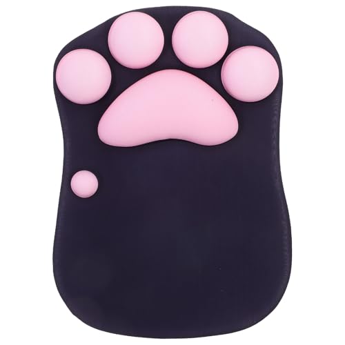 Alfombrilla de ratón con soporte para muñeca de goma antideslizante y diseño ergonómico