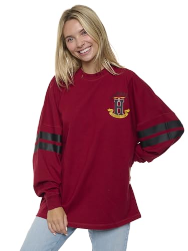 Harry Potter Jersey Womens Oversized Quidditch Drop Shoulder Long Sleeve2