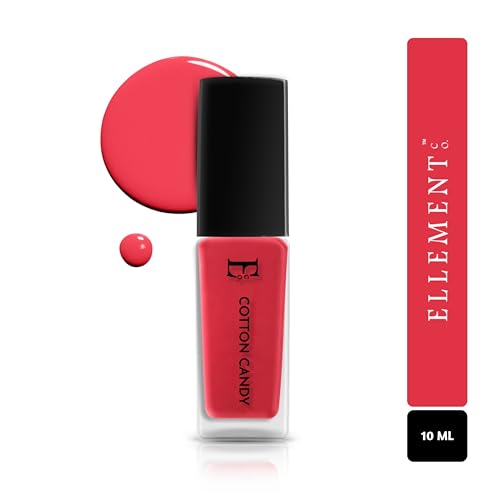 Image of Ellement Co Cotton Candy Glossy Nail Paint for Women 10ML | Long Lasting High Shine Nail Colour | Quick Dry Formula with Smooth Application | Chip Resistant Professional Finish | Vegan, Non-Toxic, Paraben Free & Dermatologically Tested Nail Polish
