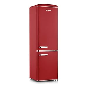 RKG 8917 Retro koel-vriescombinatie – rood