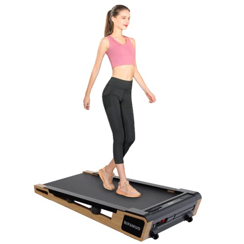 Bifanuo Walking Pad Under Desk Treadmill Small Compact Walking Treadmill with Incline 5° Fit Standing Desk, Flat Treadmill(Light) Bifanuo Walking Pad Under Desk Treadmill Small Compact Walking Treadmill with Incline 5° Fit Standing Desk, Flat Treadmill(Light)