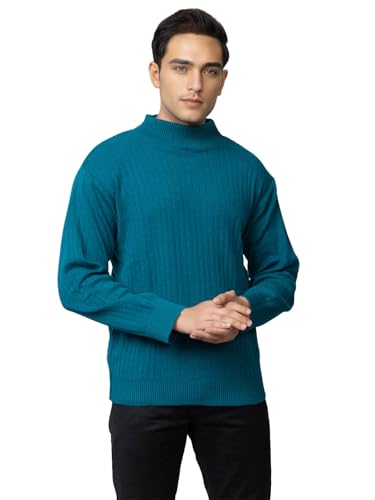 Image of TYSORT Men's Knitted Full Sleeve Zipper Cardigan Sweater for Winter