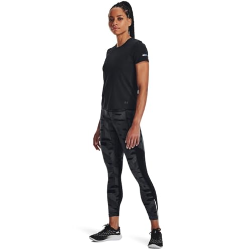 Haut running femme UA Seamless Stride S noir pour courir léger - 6