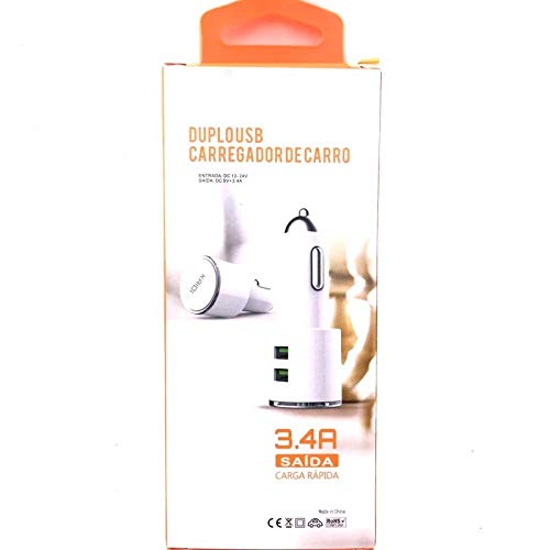 Carregador Carro Veicular Iphone Super Rápido Forte 8 X