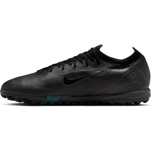 Nike Herren Mercurial Vapor 16 Pro TF Low-Top Fußballschuh, Black/Black-Deep Jungle, 40.5 EU