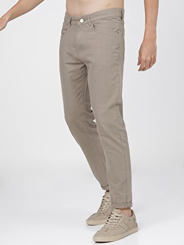 Image of KETCH Men Mid Rise Tapered Fit Trouser