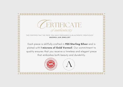 Image of 925 Sterling Silver 18K Gold 1 Micron Plating Dot Stud Earrings for Women & Girls | Lightweight & Tarnish Resistant