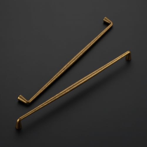 Image of Ravinte Antique Brass Cabinet Handles Solid Handles,12-3 /5 Inch,20 Pack