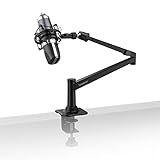 Smatree Mic Arm Desk Mount for Shure SM7B/SM58/MV7/Blue Yeti/AT2020 Mic, Shure SM7B Mic Stand, Metal...