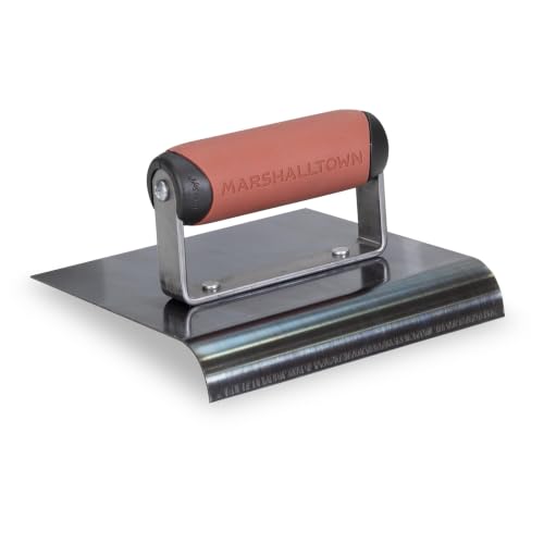 Image of MARSHALLTOWN Hand Edger, 6 x 6 Inch, Assembled in USA, Concrete Edger Tool