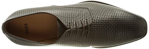 BOSS Lisbon_Derb_prsr, Derby Uomo, Marrone Scuro