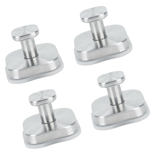 4 個の強力な吸収ファスナーガラスガラス外装防錆汚れのない接着剤無料壁 7 ポンド容量浴室キッチン吸引タオル