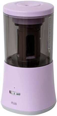 （21:00時点） 【Amazon限定色】プラス 鉛筆削り 電動鉛筆削り 上からさすだけ オートマチック Type-C充電 SASITEMI サシテミ FS-760 ラベンダー 84-093