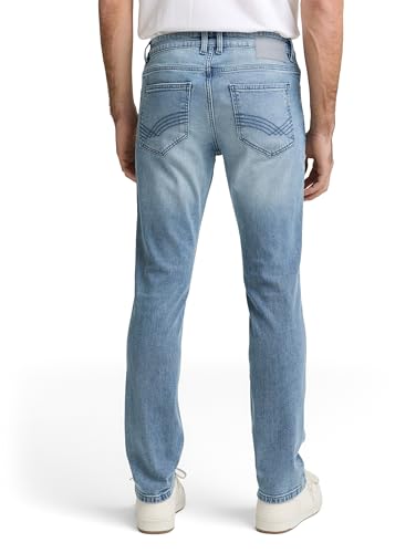TOM TAILOR Herren 1042684 Josh Regular Slim Jeans mit Stretch, 10142 - Light Stone Blue Denim, 31W / 32L – Ansicht 3