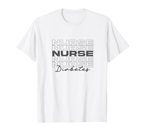 Enfermera de diabetes Enfermeras médicas con estilo Camiseta
