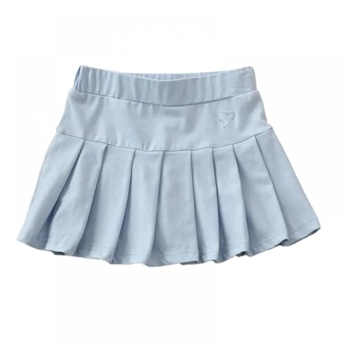 Cute Mini Skorts Skirts for Girls Pleated Skater A-Line Skirt Sport Skirt with Shorts Holiday Causal Sport Skirt
