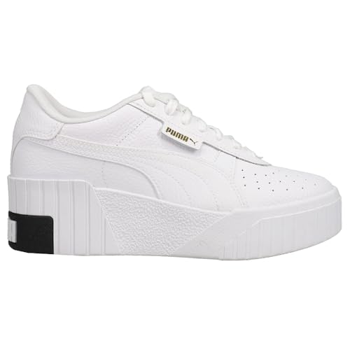 Image of PUMA Womens Cali Platform Sneakers Shoes Casual - White