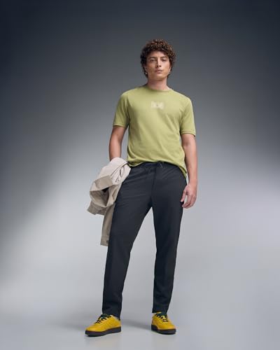 Image of Men's Cotton-Polyester Crew Neck Half Sleeve Relaxed Fit Tee | Workout-from-Home Casual Sports T-Shirt for Travel, Cafes, Walks & Lounge (XM1005)