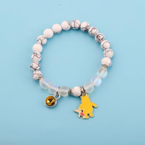 FUSTMW Bear Friendship Gifts Bear Bracelet Cartoon Lover Gifts Bear And Friend Gift Inspirational Friend Gift2