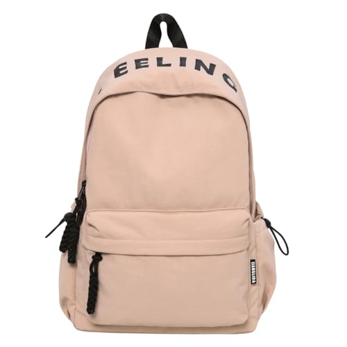 Mochila Casual, 44x31x16cm, Impermeável, Compatível com Notebook 15.6' (rosa)