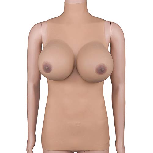 Stampi Per Torace in Silicone Per Crossdresser, Seno in Silicone Per Donne Trans,Mastectomia Protesica,Individui Transgender,Cosplay Travestiti,Potenziatore Del Seno (Coppa G/H)