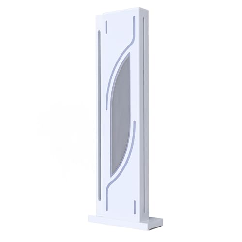 Soporte para GPU con ajuste de altura y base magnética blanca miniatura 3