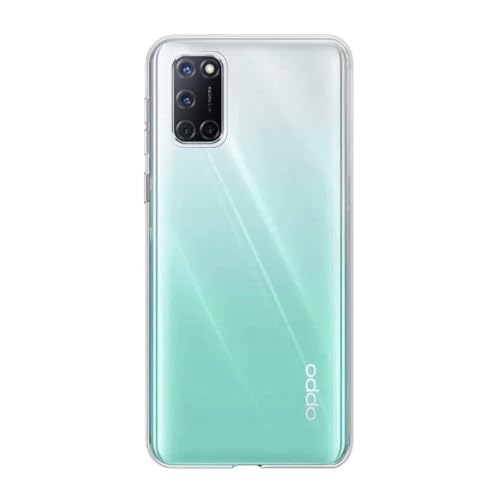 Max Power Digital Funda para móvil OPPO A52/A72/A92 Carcasa de Silicona Transparente Antigolpes Flexible Protectora Lisa Ultra Delgada (OPPO A52/A72/A92, Transparente)