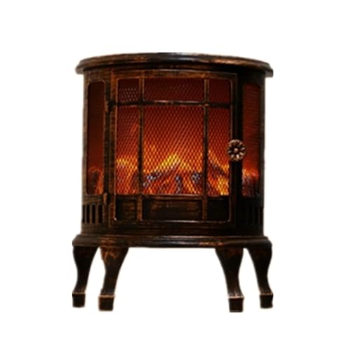 Portable Cozy Fireplace Lantern Winter Home Living Room Restaurant Bar Office Cafe Holiday Festival Decoration
