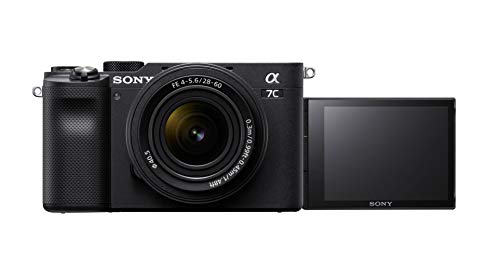 Image of Sony Alpha 7C Full-Frame Compact Mirrorless Camera Kit - Black (ILCE7CL /B)