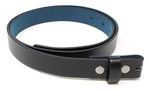 BC Belts Womens Thin Leather Belt Strap with Smooth Grain Finish 1" Wide with Snaps2