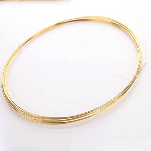 1/5M Diameter 0.3 0.5 0.8 1.0 1.2 1.5 2 3 4mm H62 Brass Wire, Bare Copper Wire for Making Wire Cable, 1PCS (Size : 1.5mm 1M)