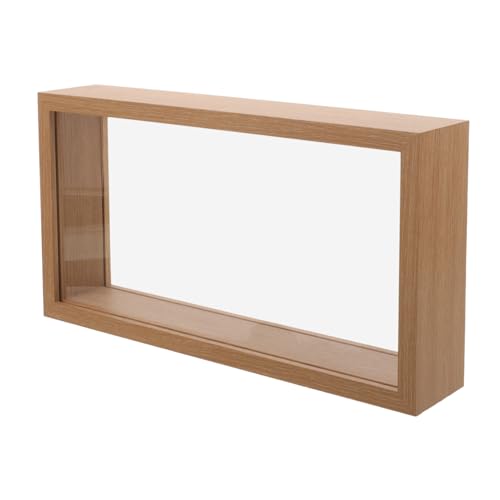 Zerodeko Caja De Almacenamiento De Muestras De Flores Marco De Vitrina De Doble Cara Para Exhibir y Decoraciones