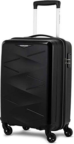 Image of American Tourister Kamiliant By Polypropylene 4 Spinner Black Hardsided Check-In Luggage Trolley Bag (Kam Triprism Sp 79Cm - Black)