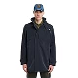 Proporciona comodidad G-STAR Garber Trench Unpadded Chaqueta, Salute/dk Black D26925-C408-H571, M Hombres