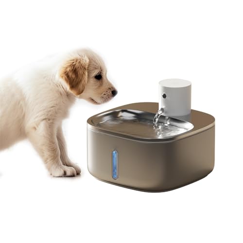 Fuente automática recargable para mascotas de acero inoxidable