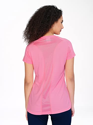 Image of TECHNOSPORT Women's 100% Polyester Regular Fit T-Shirt