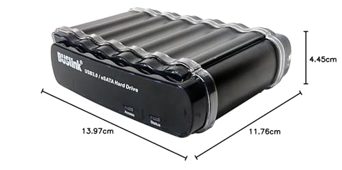 Disco duro portátil 3TB USB 3.0 eSATA externo para copia de seguridad de datos 4