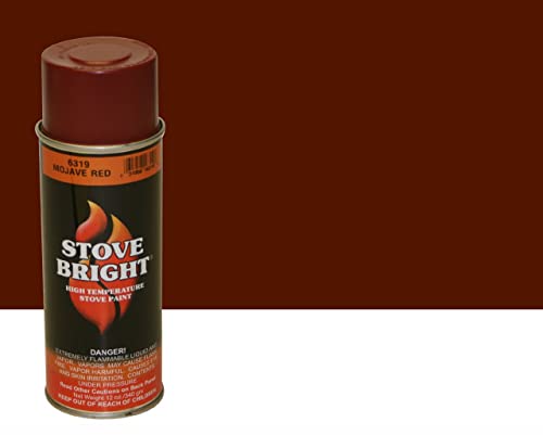 Stove Bright High Temp Spray Paint - Up To 1200 Degrees - Many Colors (6319 - Mojave Red)